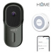 iGET HOME Doorbell DS1 Anthracite + Chime CHS1 White - set videozvonku a reproduktoru, FullHD vi