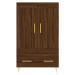 vidaXL Skříň highboard hnědý dub 69,5 x 31 x 115 cm kompozitní dřevo