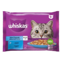 Whiskas Kapsa Core rybí výběr v želé 4x85g