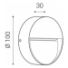 LED2 STEP ON R, A NÁSTĚNNÉ ANTRACITOVÉ IP54 5130434