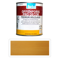 HERBOL Offenporig Pro Decor - univerzální lazura na dřevo 0.75 l Buk 1300