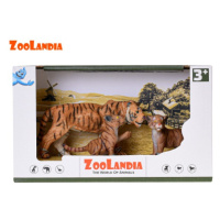 MIKRO TRADING - Zoolandia tygřice s mláďaty v krabičce