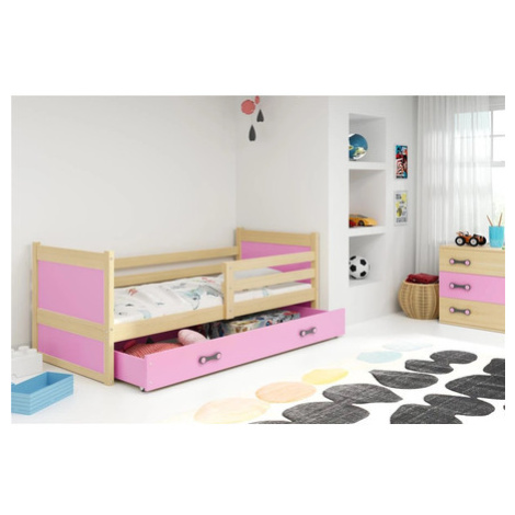 Dětská postel RICO 80x190 cm Borovice Ružové BMS