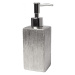 Koupelnový keramický set FLOSS stříbrná Mybesthome název: dávkovač na mýdlo