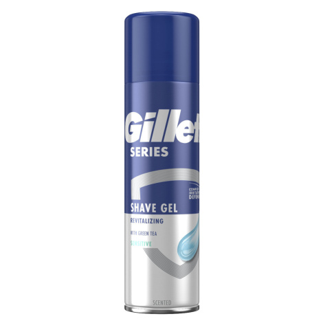 Gillette Series Revitalizing gel na holení se zeleným čajem 200 ml