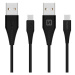 Kabel SWISSTEN 71504403 USB/USB-C 3.1 1,5m Black (delší konektor 9mm)