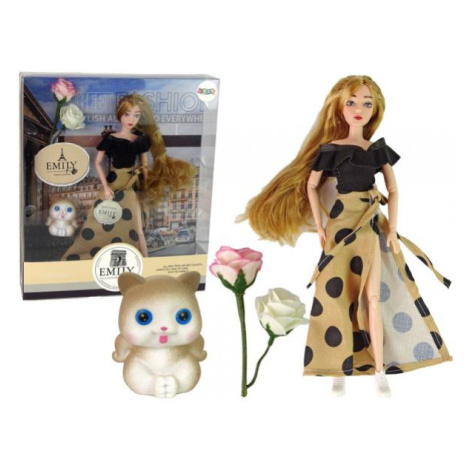 Panenka Emily s kočičkou a růžemi Toys Group