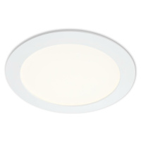 BRILONER LED vestavné svítidlo, pr. 17 cm, 12 W, bílé IP44 BRI 7286-016