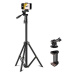 Apexel Upgraded Travel Tripod Stand - Quick release Mount +handle