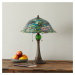 Clayre&Eef Okouzlující stolní lampa Waterlily v Tiffany stylu