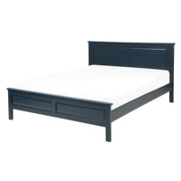 BELIANI postel OLIVET 140 × 200 cm, tmavě modrá