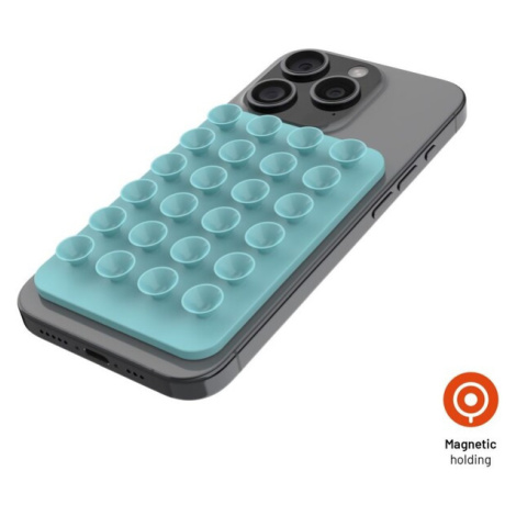 FIXED MagMate MagSafe držák s přísavkami tyrkysový