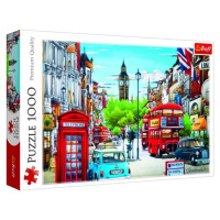 Trefl Puzzle Londýnská ulice / 1000 dílků