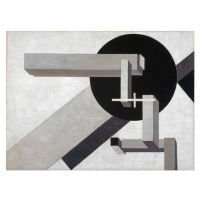 Obrazová reprodukce Proun 1 D, 1919, Lissitzky, Eliezer (El) Markowich, 40 × 30 cm