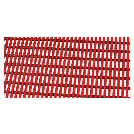 EHA Podlahová rohož pro sprchu a převlékárnu, měkčené PVC, role 10 m, šířka 1000 mm, červená