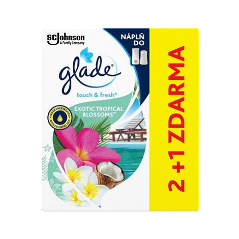GLADE Touch& Fresh refill Exotic Tropical Blossoms 3× 10 ml
