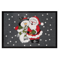 Hanse Home Collection koberce Rohožka Vánoce - sněhulák, santa 103048 Rozměry koberců: 40x60