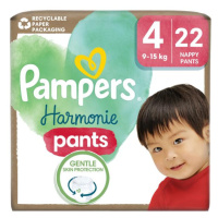 PAMPERS Kalhotky plenkové Harmonie Baby vel. L 4, 22 ks, 9kg-15kg