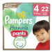 PAMPERS Kalhotky plenkové Harmonie Baby vel. L 4, 22 ks, 9kg-15kg