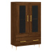 vidaXL Skříň highboard hnědý dub 69,5 x 31 x 115 cm kompozitní dřevo