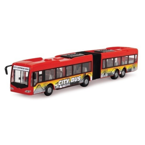 Dickie autobus city express 46 cm červený