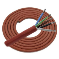 ENCO silikonový kabel pro připojení saunových kamen 5 × 2,5 mm délka 4 m