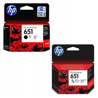 Inkoust Hp 651 Bk a Kol Hp Ink Advantage 5575,Advantage 5645, Hp OfficeJet 252