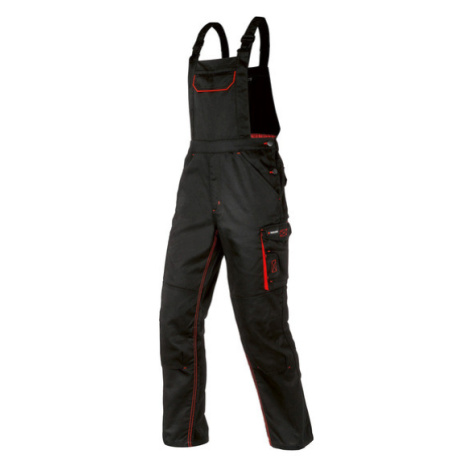 PARKSIDE® Pánské pracovní kalhoty (52, černá/červená)