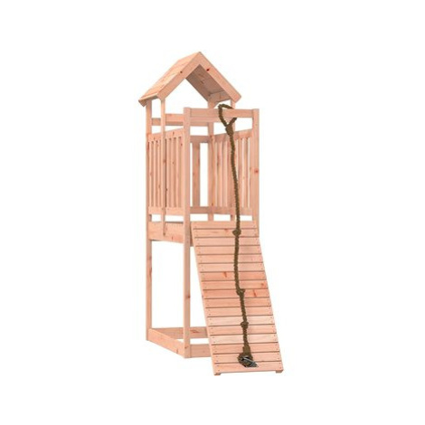 Shumee Hrací věž s lezeckou stěnou 64 × 175 × 214 cm, masivní dřevo douglasky