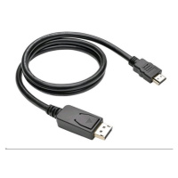 C-TECH kabel DisplayPort/HDMI, 3m, černý