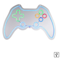 LEUCHTEN DIREKT is JUST LIGHT LED nástěnné svítidlo vícebarevné motiv gamepad ovladače USB dekor