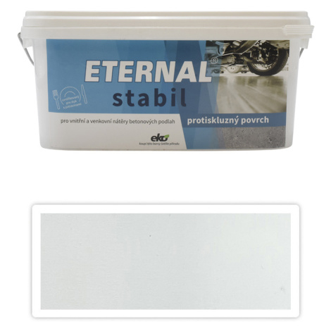 ETERNAL Stabil - vodou ředitelná barva na betonové podlahy 2.5 l Bílá 01