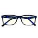 Glassa Brýle na počítač proti modrému světlu PCG 02 +3,00 modré