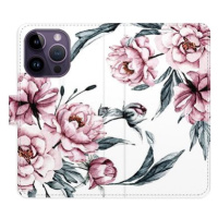 iSaprio flip pouzdro Pink Flowers pro iPhone 14 Pro