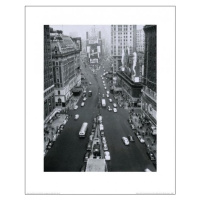 Umělecký tisk New York - Times Square, Alfred Gescheidt, (40 x 50 cm)