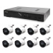 AVTECH kamerový set 1x NVR AVH1109 a 8x 2MPX IP Bullet kamera DGM2103SV