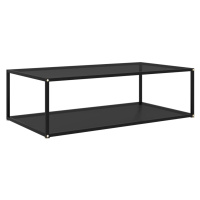 322903 vidaXL Coffee Table Black 120x60x35 cm Tempered Glass