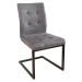 LuxD Jídelná židle vintage English šedá