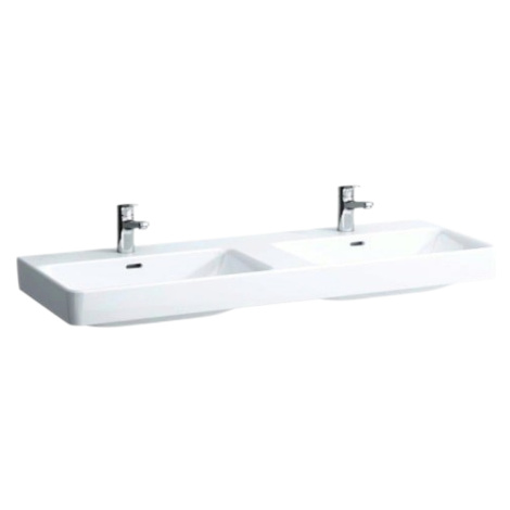 Laufen Pro S dvojumyvadlo 130x46 cm dva otvory pro baterii h8149680001041 1496.8.000.104.1