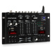 Auna Pro DJ-22BT, MKII, mixér, 3/2 kanálový DJ mixážní pult, BT, 2x USB, montáž na rack, černý