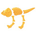 EDUPLAY Triceratops žlutý set formiček na písek