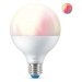 LED Žárovka WiZ Colors Globe 8718699786359 E27 G95 11-75W 1055lm 2200-6500K, RGB 16 mil. barev, 