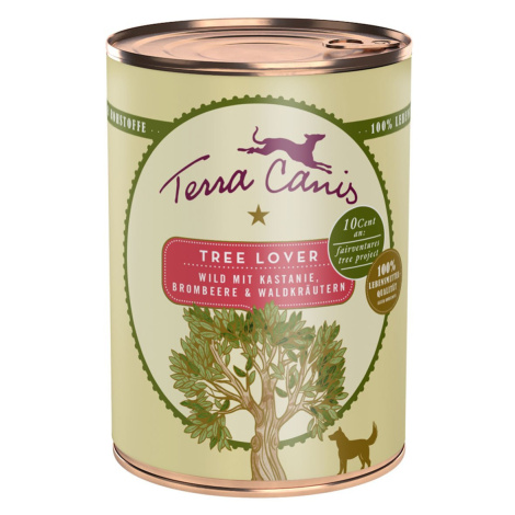 Terra Canis Tree Lover zvěřina s jedlými kaštany, ostružinami a lesními bylinami 12× 400 g