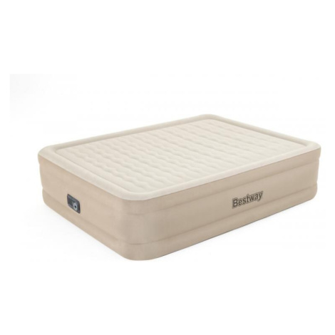 Semišová nafukovací matrace Bestway FORTECH s el. Pumpou 203x152x46 cm