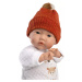 Llorens 63304 LITTLE BABY - realistická panenka miminko s měkkým látkovým tělem - 32 cm
