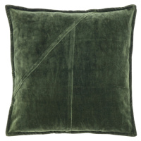 Sametový dekorační polštářek WIES 45x45 cm, zelený