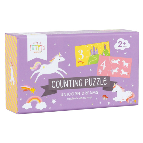 A Little Lovely Company přiřazovací puzzle – jednorožci