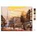 Malování podle čísel - RUŠNÁ ULICE V PAŘÍŽI Rozměr: 80x100 cm, Rámování: vypnuté plátno na rám