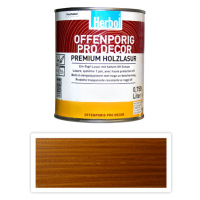 HERBOL Offenporig Pro Decor - univerzální lazura na dřevo 0.75 l Vlašský ořech 8404