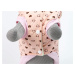 Vsepropejska Sweet růžová bunda pro psa se srdíčky Délka zad (cm): 30, Obvod hrudníku: 42 - 47 c